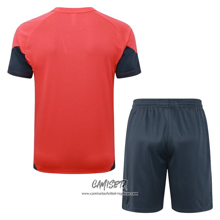 Chandal del Bayern Munich 2025-2026 Manga Corta Naranja - Pantalon Corto